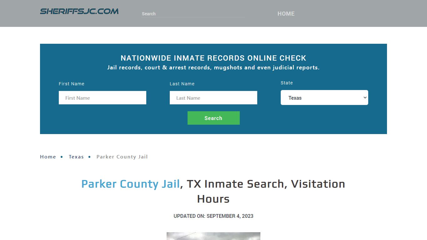 Parker County Jail, TX Inmate Search, Visitation Hours